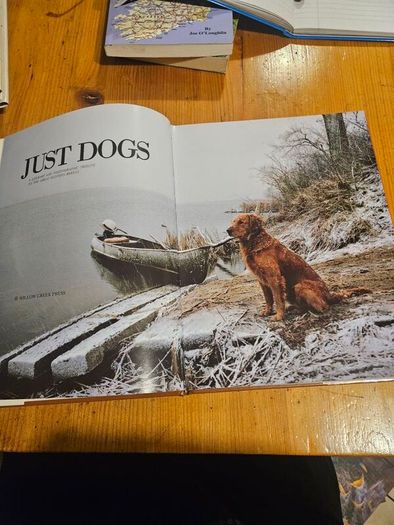 Just Dogs. A Literary And Photographic Tribut To The Great Hunting Breeds. First Edition Large Volume Hardback With Dustjacket In Good Condition.  See Photos For Same.