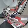 Giorgio Armani navy red white perspex high heels Sz 39.5 (Fit 6 - 6.5 UK) Rrp 595 (New) Image 5