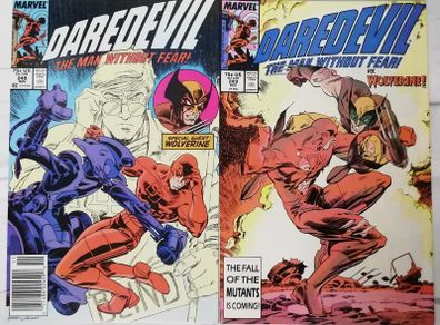 Daredevil #248 & 249 Wolverine Appearances (1987)