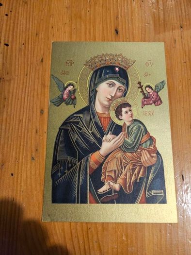 Devotional cards of Our Lady of Perpetual Help (also known as Our Lady of Perpetual Succour) x 110 in total.