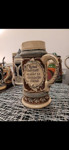 German beer steins