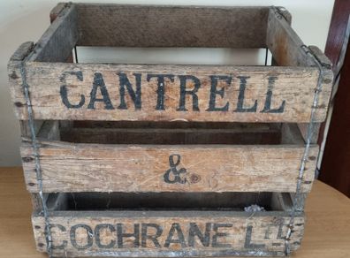 Antique Cantrell & Cochrane's crate