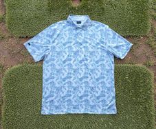 Greg Norman ML75 Island Breeze Polo Shirt Mens Large/XL