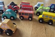 Wooden toy vehicles X 16