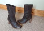 Leather Brown Boots size 6.5