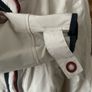 womens jacket water repellent windproof breathable Frandsen taped shoulders off white size 10/12 Image 4