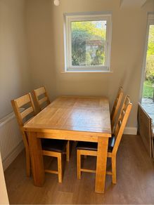 Wooden Table and Chairs