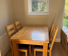 Wooden Table and Chairs
