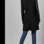 Ted Baker Vipper Faux Leather black coat UK 12 Image 2