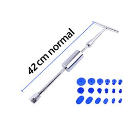 Paintless Dent Puller Repair Kit Removal Tool Kit Slide Hammer Reverse Hammer Glue 50cm/42cm
