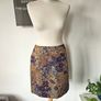 Vintage Y2K Jigsaw floral purple brocade tailored skirt suit UK 12-14 1990s power suit Image 4