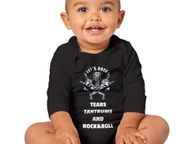 main image for ad Classic Baby Long Sleeve Onesies Tears Tantrums And Rock &amp; Roll