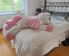 Large unicorn teddy