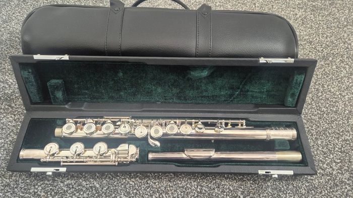mcneela Urbano Beginner Silver Flute Set