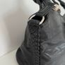 Handbag dressy occasional crossbody bag. Black Medium Size hand bag With Large Flora Feature . Detachable strap. Excellent Condition. Bought In Toulouse. Image 10