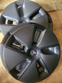 Original Tesla Model 3 18" Aero Wheel Covers / Hubcaps (2021 Refresh