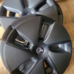 Original Tesla Model 3 18" Aero Wheel Covers / Hubcaps (2021 Refresh