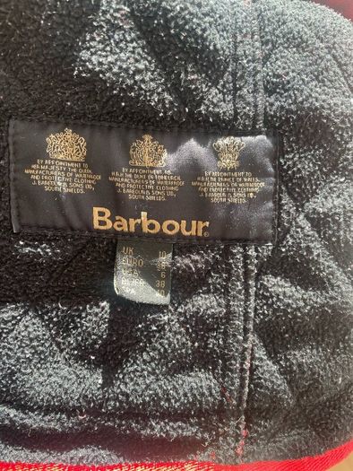 Ladies red Barber jacket sixe 10