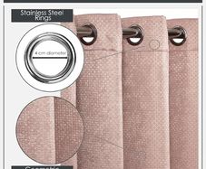 Pink Bedroom Set Curtains/Lamps & Lampshade