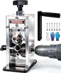 Wire Stripping Machine Cable Manual Stripper Manual Wire Stripper Machine 1.5-35mm Drill Powered Cable Stripping Tool for Copper and Aluminium Wire