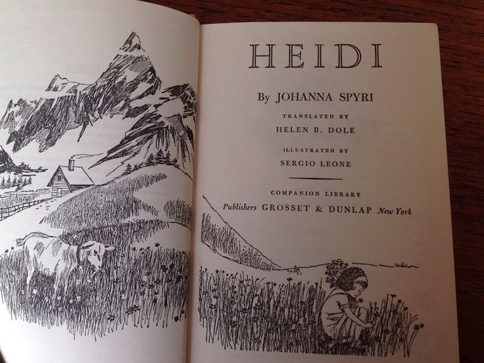 Vintage Heidi / Hans Brinker - Two Books in One