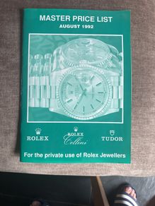 Vintage rolex price list