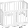 Baby Playpen Children Activity Center Safety Playground for Indoor and Outdoor White 4+3+1 Image 2