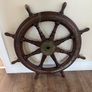 Antique MacTaggart Scott Edinburgh Ships Wheel Image 6