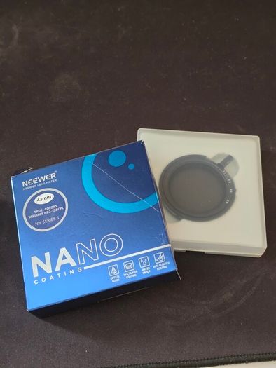 NEEWER 43mm Variable ND2-ND32 and CPL Filter, 2 in 1