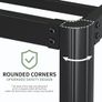 Super King Bed Frame 6ft with Rounded Corner Legs Image 4
