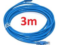 main image for ad New 3m Ethernet RJ45 Cable Gold Plated Good Quality CAT 5e LAN Network #140