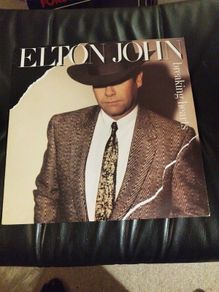 Elton John Breaking hearts LP Irish press