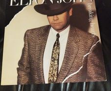 Elton John Breaking hearts LP Irish press