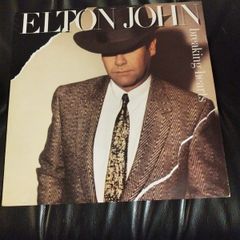 Elton John Breaking hearts LP Irish press