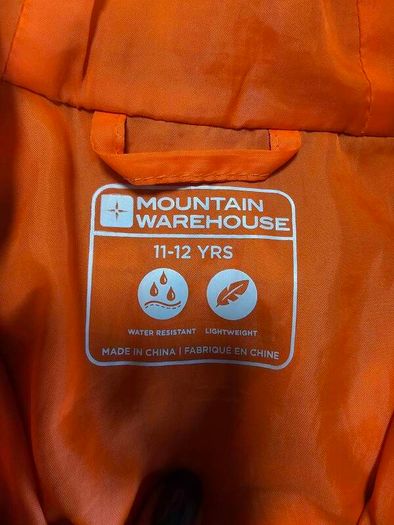 Mountain Warehouse lightweight jacket size 11-12