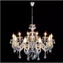 Elegant Crystal Chandelier Light 10 Arms  Crystal Ceiling Pendant Lamp Image 3