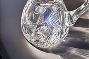 Ultra heavy handcut crystal jug