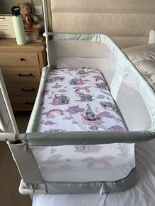 3-in-1 Baby Bassinet / Bedside Sleeper with Mattress & Bedding