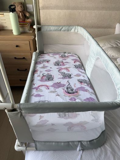 3-in-1 Baby Bassinet / Bedside Sleeper with Mattress & Bedding
