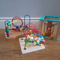 Wooden Montessori Toy Bundle - 3 Piece Set