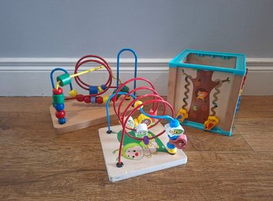 Wooden Montessori Toy Bundle - 3 Piece Set