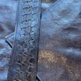 Vintage Leather Envelope Clutch / Underarm Bag Image 7