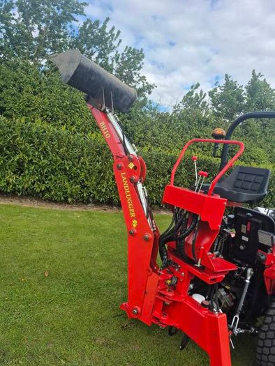 Backhoe digger for compact tractor.