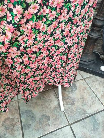 F&F Plus size pink floral midi dress uk20