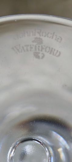 Waterford Crystal John Rocha Geo White Wine Glass 21 x 7.5 cm. 4 in total at 45.00 euro each. or all set of 4 one lot for    170.00 euro.