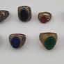 15 Vintage Rings Mixed Lot  Antique Brass Collectible Jewelry Image 5