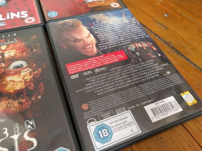 Horror DVD lot pack bundle Gremlins Alien Lost Boys Hostel