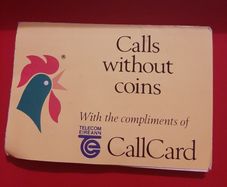call card information