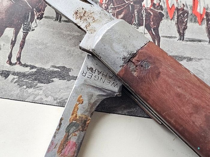 Antique 1910s Wenger Tahara Original Swiss Army Knife from mid 1910 over 100years old Collectable Militaria