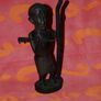 African Statue Handmade  MakondeTanzania  Hand Carving Image 2